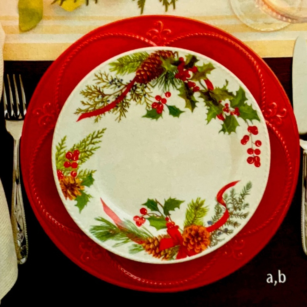 Plato grande Marbella ruby